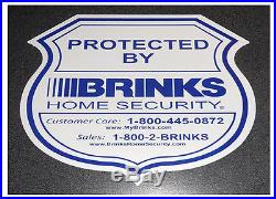 100 Brinks Home security sticker for wall window door burglar protect safe home