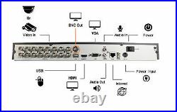 101AV 4CH 8CH 16 Channel DVR NVR TVI CVI AHD CVBS Analog IP Camera Monitor HDD