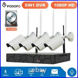 1080P HD 8CH CCTV Security Camera System Wireless Outdoor Home WiFi NVR Kit New