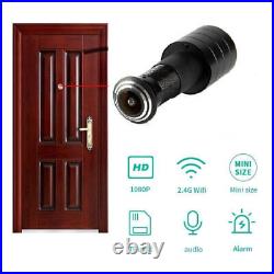 10PCS Wifi POE IP Camera Door Eye Hole HD 1080P 1.78mm FishEye Lens P2P Peephole