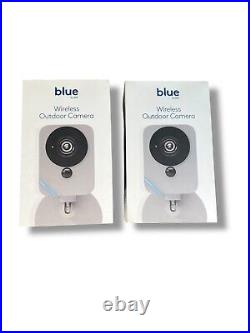 2 BLUE ADT SCE2R0-29-PG Wireless Outdoor Security Camera NEW Pearl Gray