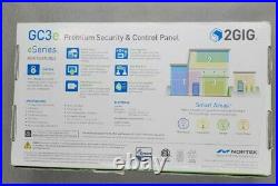 2GIG GC3e Premium WI-FI Home Security Z WAVE 7 TOUCHSCREEN Panel 2 Way VOICE