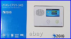 2GIG Security Alarm Control Panel 2GIG-CP21-345 with 4G module and Power Adapter