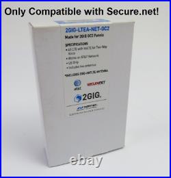 2GIG Security Alarm Control Panel 2GIG-CP21-345 with 4G module and Power Adapter