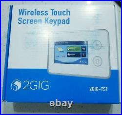 2gig-ts1-e Ts1 Wireless Touch Screen Secondary Keypad, Wall Mounted