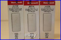 3 Honeywell 5817CB Wireless Commercial Sensor with Magnets and battery