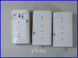 (3) Honeywell Lmd500 Wireless Motion Detectors Adt White