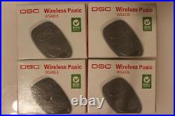 4 DSC WS4938 Wireless 4-Button Remote Alarm Keyfob Battery included