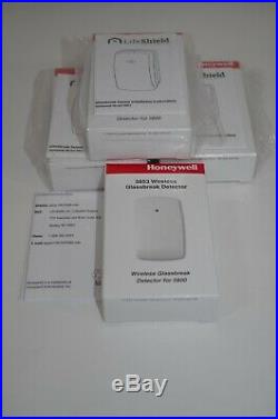 4 Honeywell ADT 5853 Glassbreak Detectors