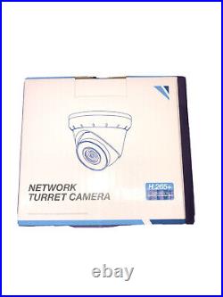 4MP IR True WDR Network Outdoor Turret Security Camera with 2.8mm Lens