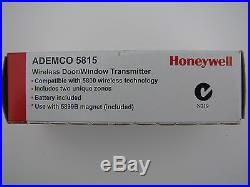5 Ademco ADT Honeywell 5815 Wireless Home Burglar Alarm Security System House