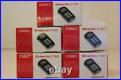 5 DSC WT4989 4 Button Wireless Backlit Security Key Fob With Icon Display
