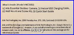 6 Arlo Essential In/ Outdoor Wireless Security 2nd Gen Spotlight Camera Sealed