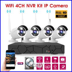 8CH 2MP Wireless 1080P NVR Outdoor Home WIFI Camera CCTV Security Outdoor Home
