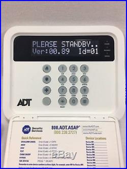 ADT Honeywell 5800 Security Services Keypad With 2 Key K5250-8 Wireless Remotes