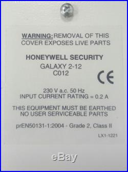 ADT Honeywell Galaxy MK7 Prox Keypad CP038 and Galaxy 2-12 C012 Panel