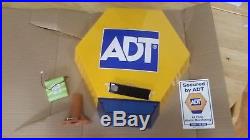 ADT Solar LED Flashing Alarm Bell Box Decoy Dummy + Bracket And Battery