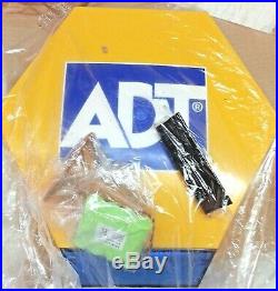 ADT TWIN LED Flashing Alarm Solar Decoy Dummy Box Kit +Bracket + Battery Ref SD1