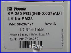 ADT Visonic Keypad KP 250 for ADT Powermaster 33 P/N 90-207171 ID 375-1559