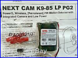 ADT Visonic NEXT CAM K9-85 LP PG2 Wireless Two Way PIR Camera ID-140-1912 RefM1