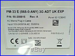 ADT Visonic PM 33 Control Panel (868-0ANY) 3G ADT UK F/W E19.412 Ref0618525042