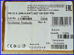 ADT Visonic PM 33 Control Panel (868-0ANY) 3G ADT UK F/W E19.412 Ref0618525042