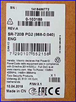 ADT Visonic SR 720B PG2 WIRELESS POWERG 2 WAY INDOOR SIREN ID 400-3545 (868-0)