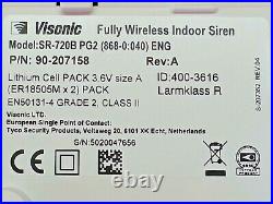 ADT Visonic SR-720B PG2 Wireless Internal Siren (868-0) ID400-3616