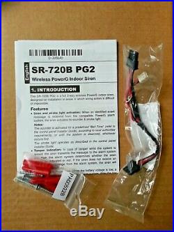 ADT Visonic SR 720B PG2 Wireless POWERG Internal Siren (868-0) ID400-8084