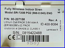 ADT Visonic SR 720B PG2 Wireless POWERG Internal Siren (868-0) ID400-8084