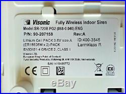 ADT Visonic SR-720B PG2 Wireless POWERG POWERMASTER Siren ID400-3545 (868-0)