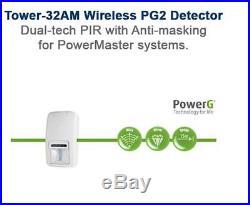 ADT Visonic Tower 32AM PG2 Wireless Dual Technology PIR 90-204857 ID150-2712