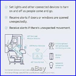 ADT Wireless Home Security Starter Kit Samsung Smart Things with DIY Smart Alar