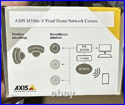 AXIS M3066-V 4MP Mini Dome Network Camera 01708-001 SEALED