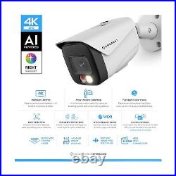 Amcrest 4K IP PoE AI Camera UltraHD 8MP Security Outdoor Camera, FOV 129°, 49