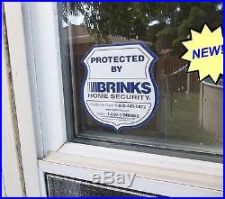 BULK 50 LOT OF BRINKS ADT Home Security System Warning Sticker Decal Signs