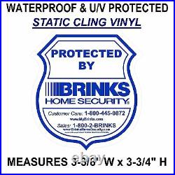 BULK 75 LOT BRINKS ADT Home Apartment Security System Warning Sticker Decals