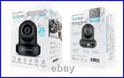 Black AmCrest UltraHD 2K 3MP WiFi Video Security Baby IP Camera 859084006282