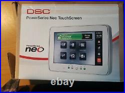 DSC 7 Hardwired Touch Screen Alarm Keypad HS2TCHP PowerSeries NEO White