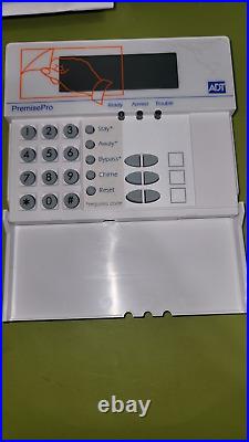 DSC LCD5501Z ADTSB Fixed Message Keypad PremisePro PowerSeries White RARE & NEW