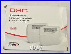 DSC PowerSeries NEO Full Message LCD Hardwired Keypad w Transceiver HS2LCD