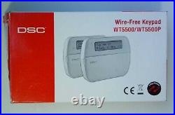 DSC WT5500-433B 2-Way Wireless Keypad With 2x16 Blue Display