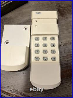 DSC Wireless Wire-Free Alarm Keypad RARE WLS-910 with Panic Buttons Fire Police