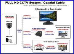 DVR NVR CAMERA PKG1080P HD 5in1 8CH Channel DVR & 2.8-12mm Varifocal Camera x8