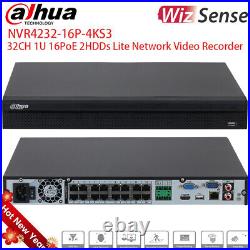 Dahua 32CH NVR4232-16P-4KS3 160Mbps 2HDD 1U 16POE Network Video Recorder