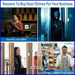 Door Chime, Wireless Door Sensor Sanjie Door Entry (2 Sensors +2 Receivers)