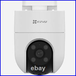 EZVIZ H8c Pan & Tilt Wi-Fi Camera 2K, Outdoor, 2MP Resolution, Smart IR, White