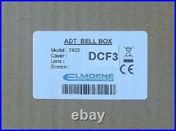 Genuine ADT Twin LED Flashing Decoy Dummy Alarm Box Cover + Bracket REF DCF3