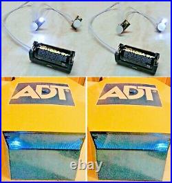 Genuine ADT Twin LED Flashing Decoy Dummy Alarm Box Cover + Bracket REF DCF5