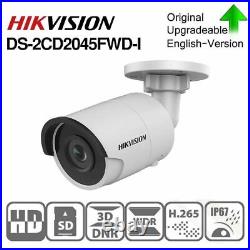 Hikvision 4MP PoE IP Camera DS-2CD2045FWD-I 4mm Darkfighter Smart H. 265+WDR TOP